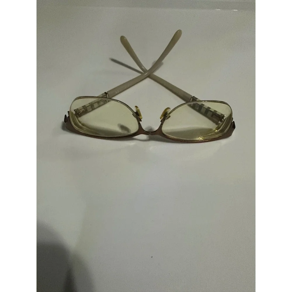 Kate Spade New York Women's Gold‎ Tone Eyeglasses with Signature Stripe Temples